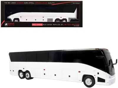 Iconic Replicas Mci J4500 Coach Bus Blank White Limited Edition 1/50 Model By