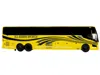 Iconic Replicas Prevost H3-45 Coach Bus "all Aboard America" Yellow With Graphics Limited Edition 1/87 (ho) Diecast