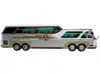 Iconic Replicas Sultana Tm 44-18 Sp Panoramico Coach Bus "tres Estrellas De Oro" White And Brown With Silver Sides "