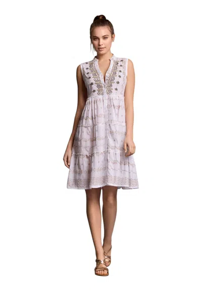 Iconique Women's Dress  Ic25015 White In Purple
