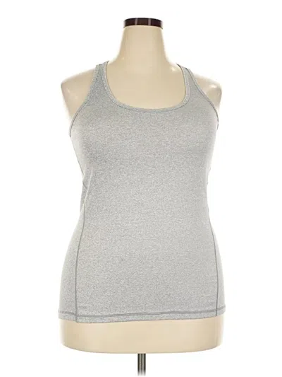Pre-owned Icyzone Active Tank Top In Silver