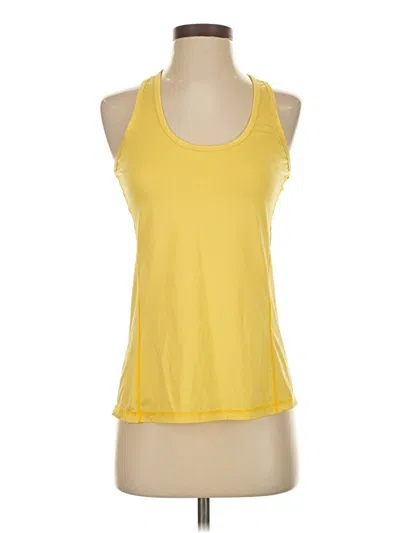 Pre-owned Icyzone Active Tank Top In Yellow