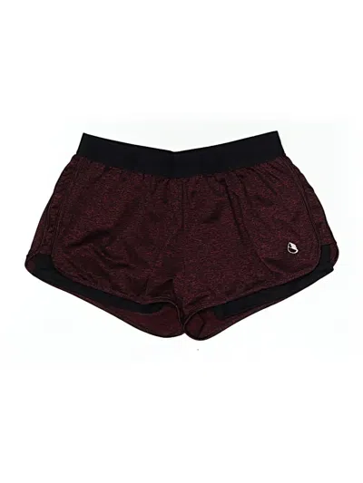 Pre-owned Icyzone Athletic Shorts In Burgundy