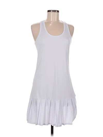 Pre-owned Icyzone Casual Dress In White