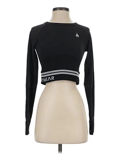 Pre-owned Icyzone Long Sleeve T-shirt In Black
