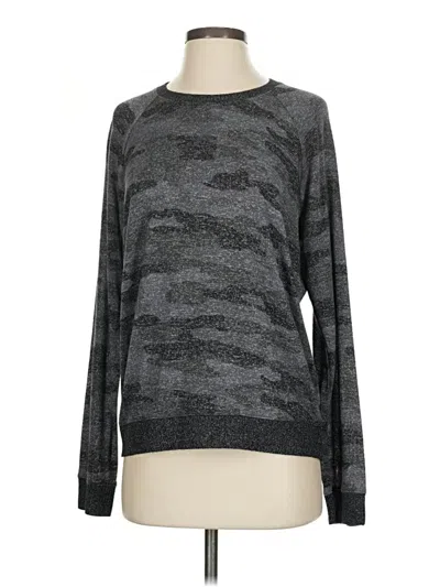 Pre-owned Icyzone Long Sleeve T-shirt In Gray