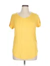 Icyzone Short Sleeve T-shirt In Yellow