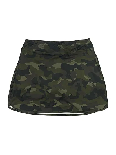 Pre-owned Icyzone Skort In Green