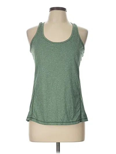 Pre-owned Icyzone Sleeveless Top Green Halter Neckline Tops