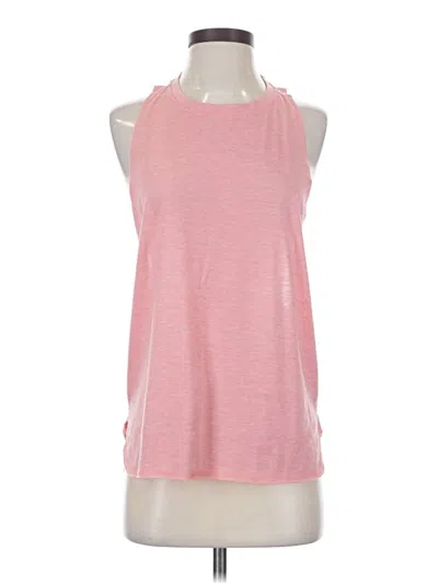 Pre-owned Icyzone Sleeveless Top Pink Halter Neckline Tops
