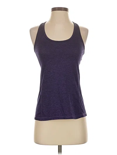 Pre-owned Icyzone Sleeveless Top Purple Halter Neckline Tops