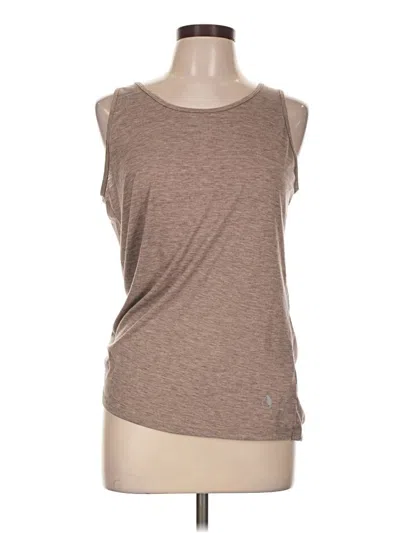 Pre-owned Icyzone Sleeveless T-shirt In Brown