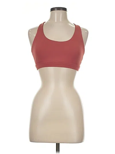 Pre-owned Icyzone Sports Bra In Red