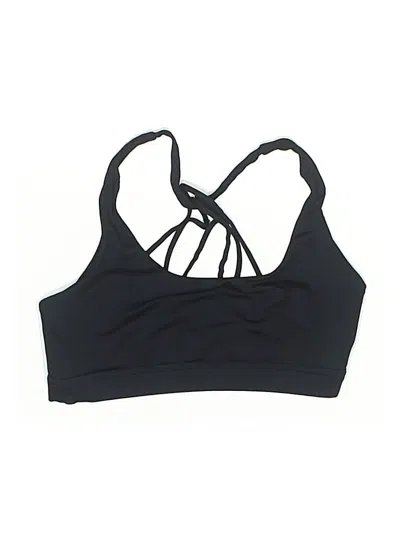 Pre-owned Icyzone Swimsuit Top Black Swimwear
