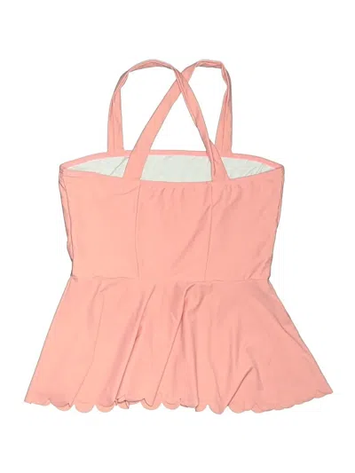 Pre-owned Icyzone Swimsuit Top Pink Swimwear