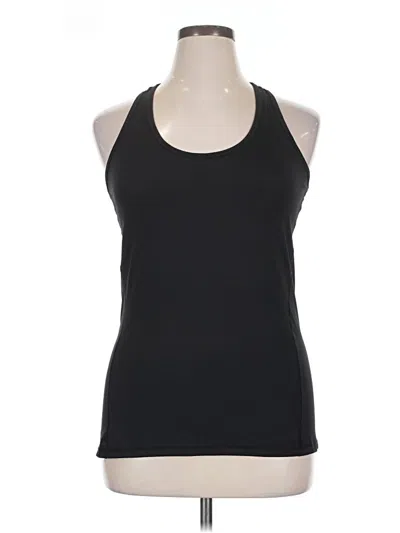 Pre-owned Icyzone Tank Top Black Halter Neckline Tops