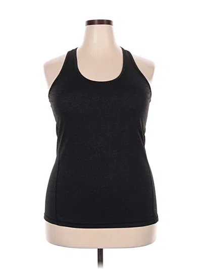 Pre-owned Icyzone Tank Top Black Halter Neckline Tops