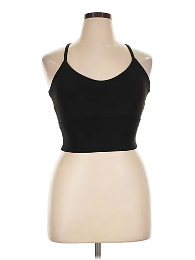 Pre-owned Icyzone Tank Top Black Halter Neckline Tops