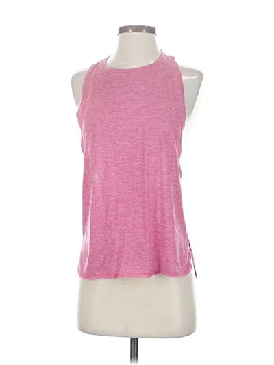 Pre-owned Icyzone Tank Top Pink Halter Neckline Tops