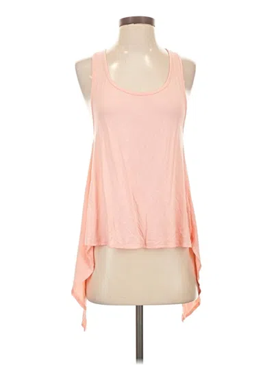 Pre-owned Icyzone Tank Top Pink Halter Neckline Tops