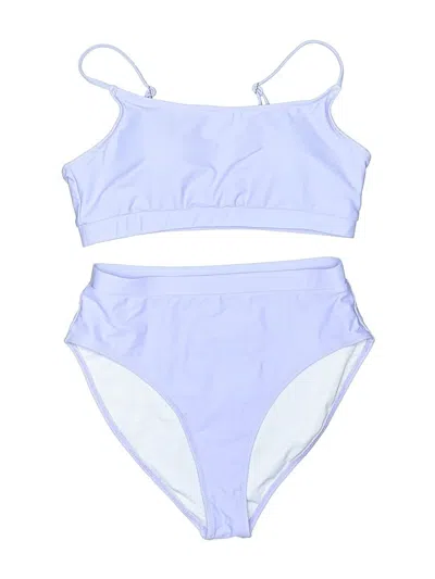 Pre-owned Icyzone Two Piece Swimsuit In Purple