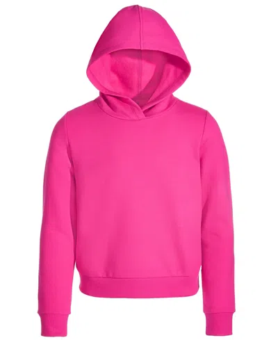 Id Ideology Kids' Big Girls Core Pullover Long-sleeve Hooded Sweatshirt, Created For Macy's In Pink Dragon