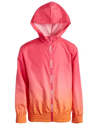 Id Ideology Kids' Big Girls Ombre-print Hooded Jacket, Created For