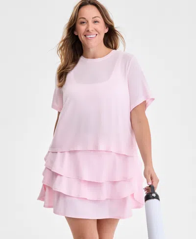Id Ideology Plus Size Crewneck Short-sleeve T-shirt, Exclusively At Macy's