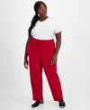 ID IDEOLOGY PLUS SIZE FLEECE SWEATPANTS, CREATED FOR MACY'S