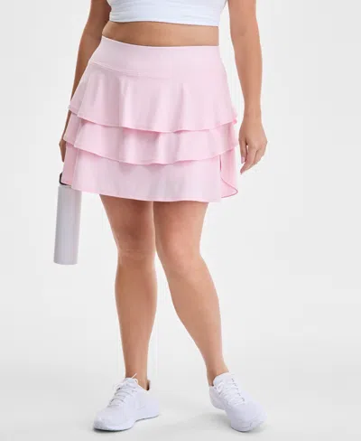 Id Ideology Plus Size Flounced Active Skort, Created For Macy's