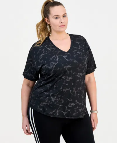 Id Ideology Plus Size V-neck Performance Tee, Macy's Exclusive
