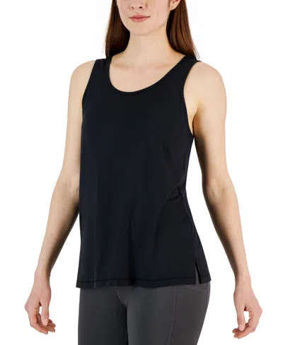 Id Ideology Women's Active 3 Pack Solid Tank Top, Created For Macy's In Black,white,navy