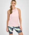 ID IDEOLOGY WOMEN'S BIRDSEYE MESH RACERBACK TANK TOP, CREATED FOR MACY'S