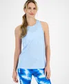 ID IDEOLOGY WOMEN'S BIRDSEYE MESH RACERBACK TANK TOP, CREATED FOR MACY'S