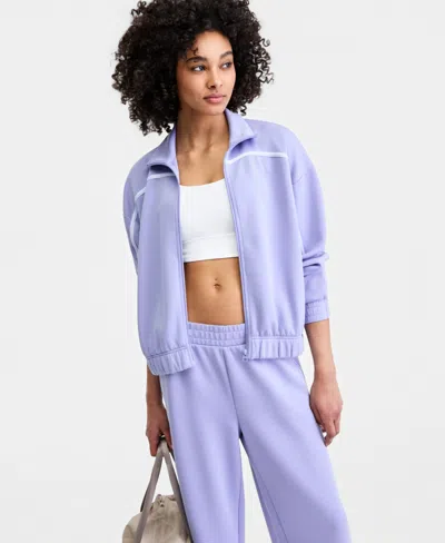 Id Ideology Women's Butter Soft Funnel-neck Full-zip Jacket, Macy's Exclusive