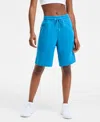 Id Ideology Women's Cotton-blend Pull-on Bermuda Shorts, Exclusively At Macy's