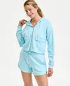 Id Ideology Women's Cropped Zippered Hoodie, Exclusively At Macy's