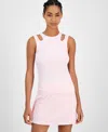 Id Ideology Women's Cutout Ribbed Tank Top, Exclusively At Macy's