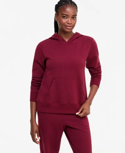 Id Ideology Women's Fleece Pullover Hoodie, Macy's Exclusive In Brown