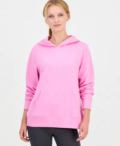 Id Ideology Women's Fleece Pullover Hoodie, Macy's Exclusive In Pink