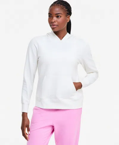 Id Ideology Women's Fleece Pullover Hoodie, Macy's Exclusive In White
