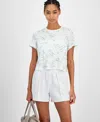 Id Ideology Women's Fluid Zebra T-shirt, Exclusively At Macy's In Animal Print