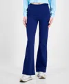 Id Ideology Women's High Rise Flare Leggings, Created For Macy's In Blue