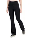 Id Ideology Women's Petite High Rise Flare Leggings, Created For Macy's In Cranberry Whip