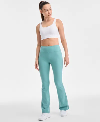 Id Ideology Women's High Rise Flare Leggings, Created For Macy's In Green