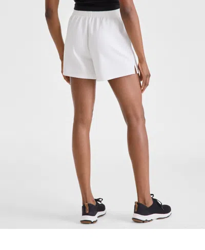 Id Ideology Women's High-rise Relaxed Pull-on Shorts, Exclusively At Macy's In White