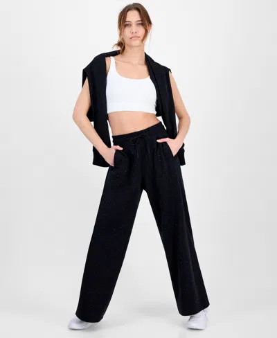 Id Ideology Women's Neppy Fleece Sweatpants, Macy's Exclusive In Multi