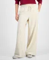 Id Ideology Women's Neppy Fleece Sweatpants, Macy's Exclusive In Neutral