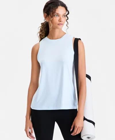 Id Ideology Women's Performance Essential Tank Top, Macy's Exclusive In Blue