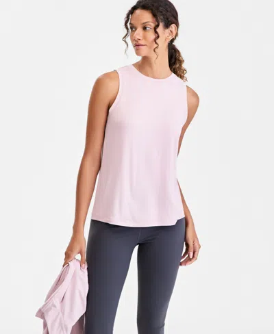 Id Ideology Women's Performance Essential Tank Top, Macy's Exclusive In Pink
